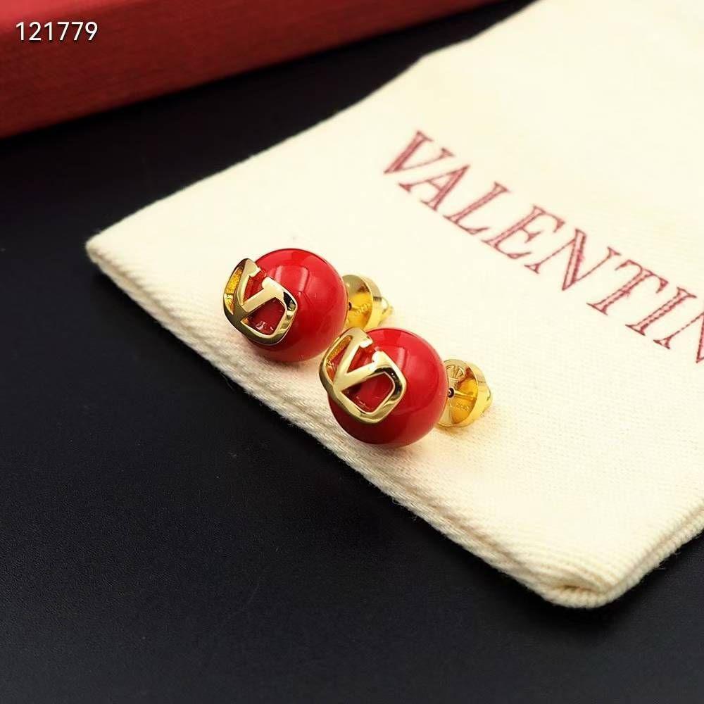 Valentino Red Cherry Earring