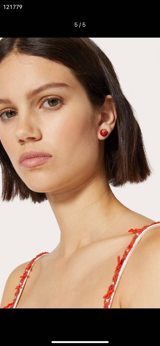 Valentino Red Cherry Earring