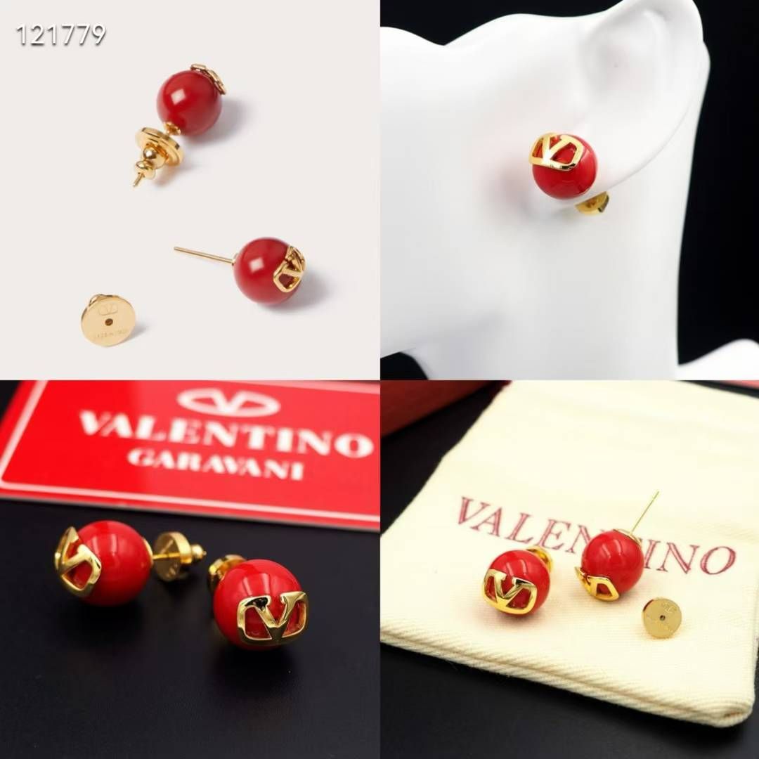 Valentino Red Cherry Earring