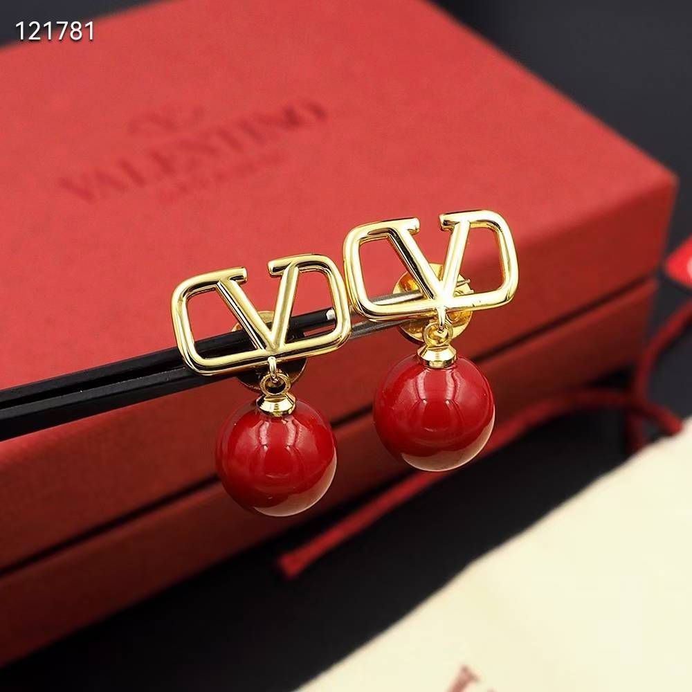 Valentino Red Cherry Earring