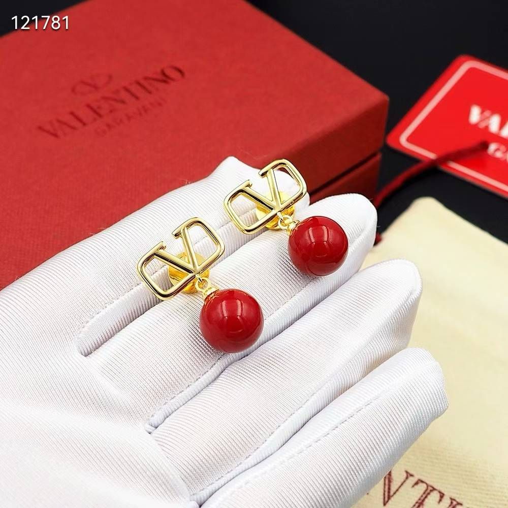 Valentino Red Cherry Earring