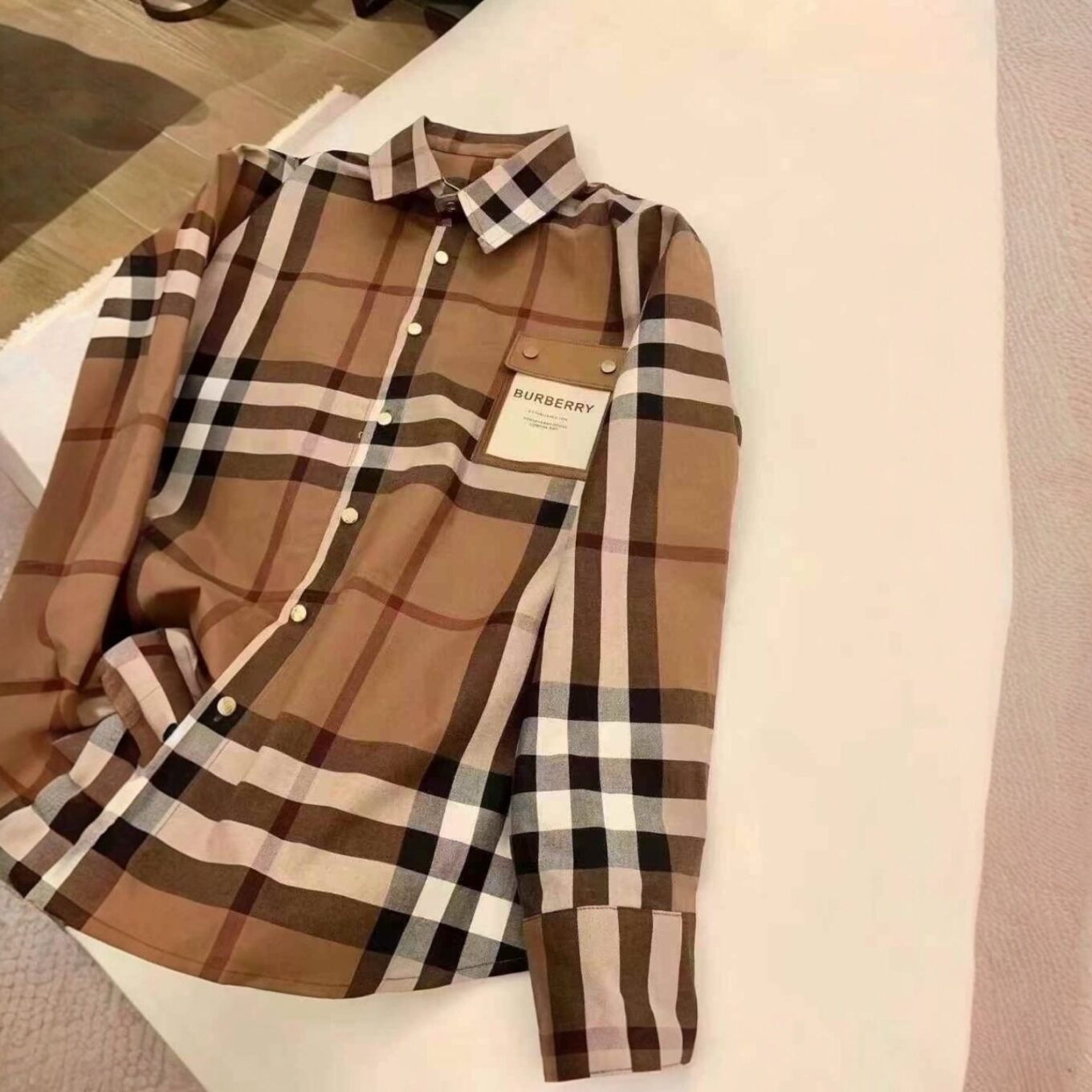 Burberry Brown Signature Shirt