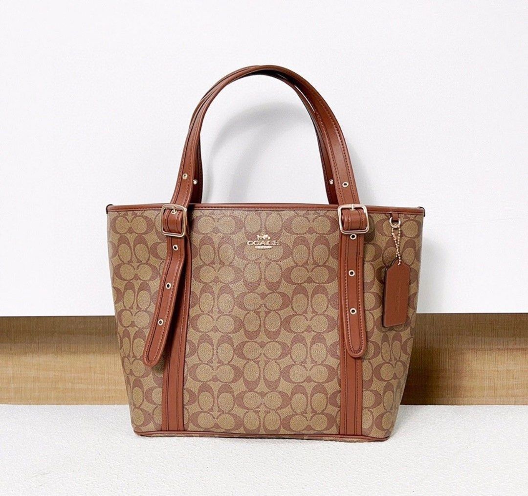 WhatsApp Image 2025-03-03 at 4.44.51 PM Coach Ashton Apricot Brown Tote Bag