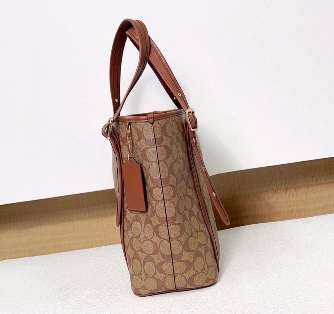 WhatsApp Image 2025-03-03 at 4.44.52 PM Coach Ashton Apricot Brown Tote Bag