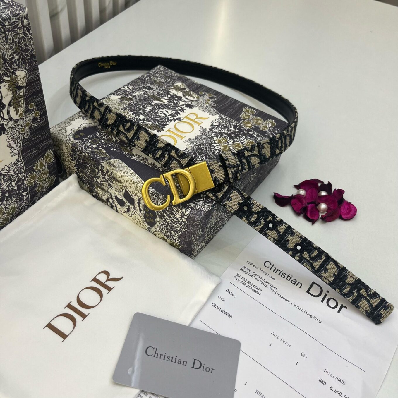 Dior Oblique CD signature Women’s Belt