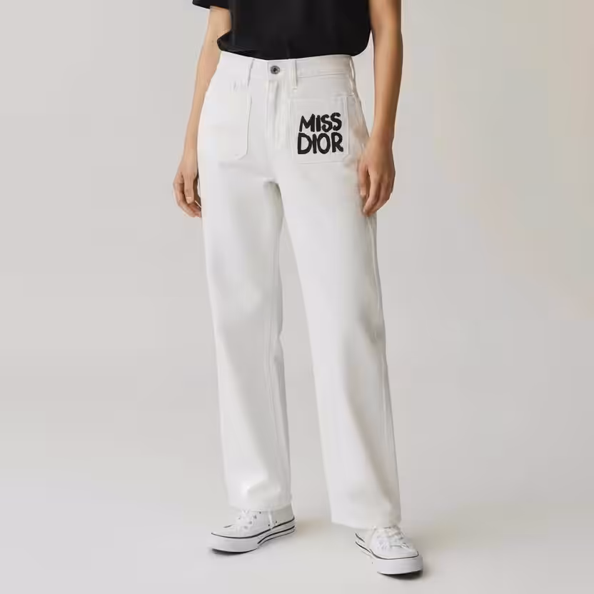 Photoroom_20251201_200348 Miss Dior Women's White Denim