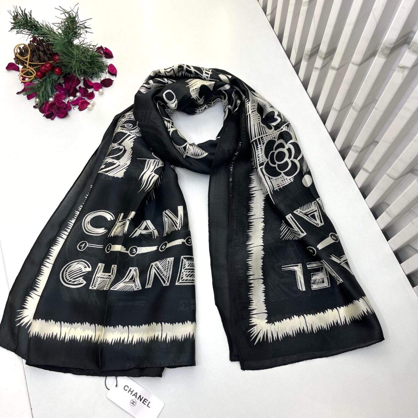 WhatsApp Image 2025-05-01 at 4.30.59 PM (2) Chanel Silk Stole