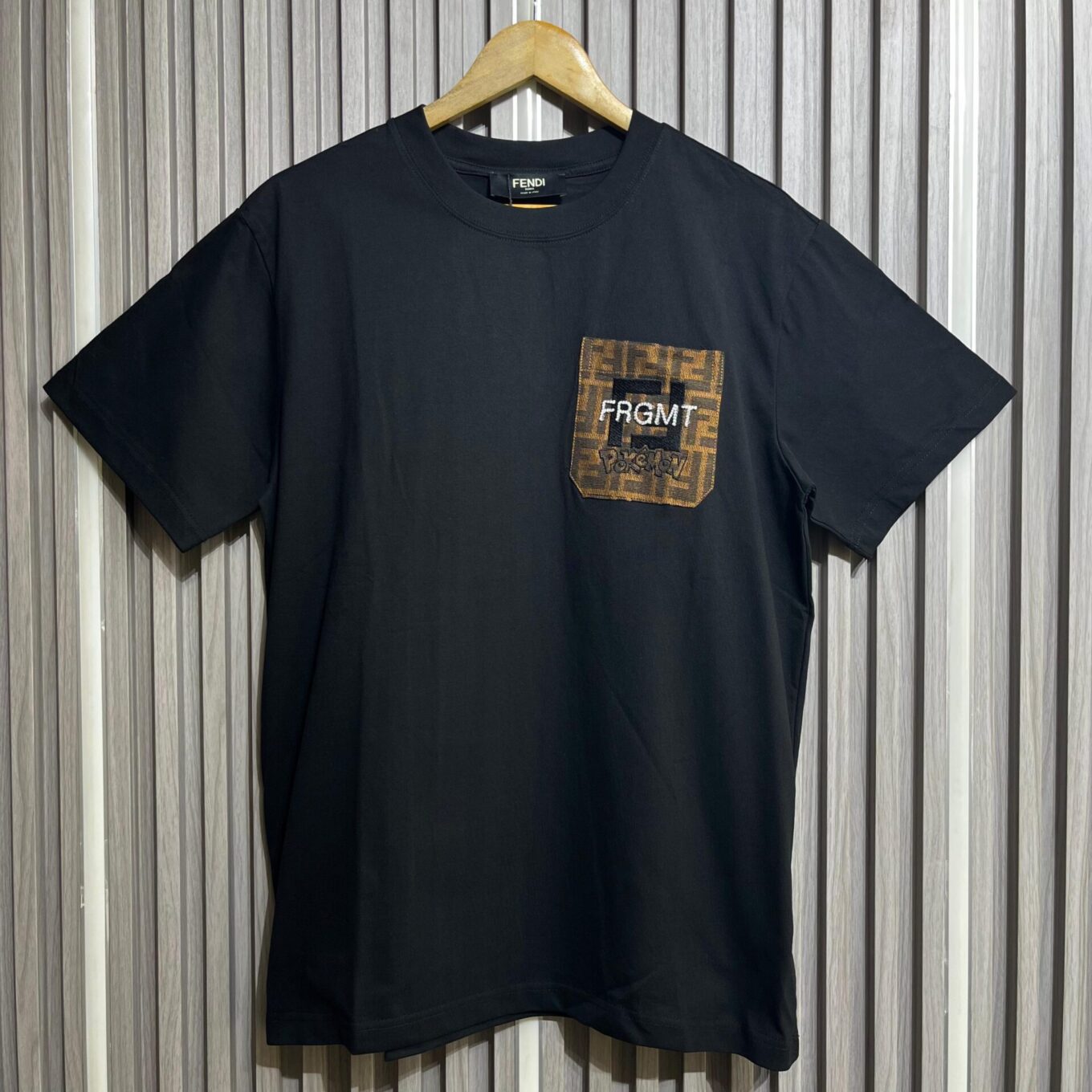 Fendi Dragon Black Tshirt For Men