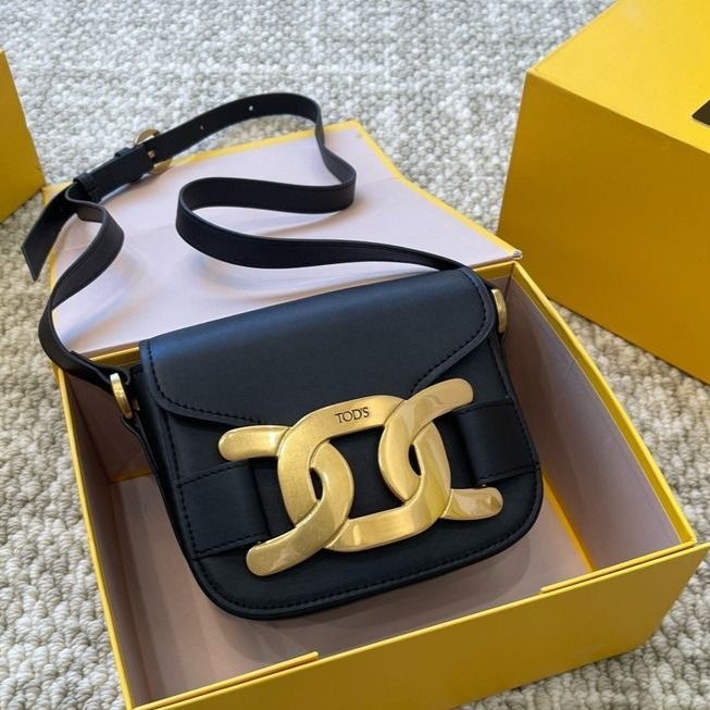 Tods Mini Kate Premium Quality Black Sling Bag (With Box)