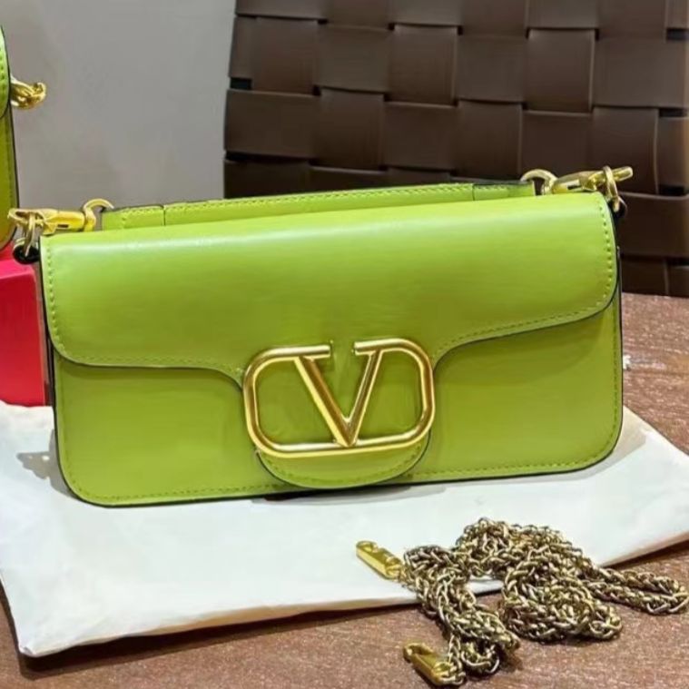 Valentino Loco Neon Green Crossbody Premium Bag (With Box)