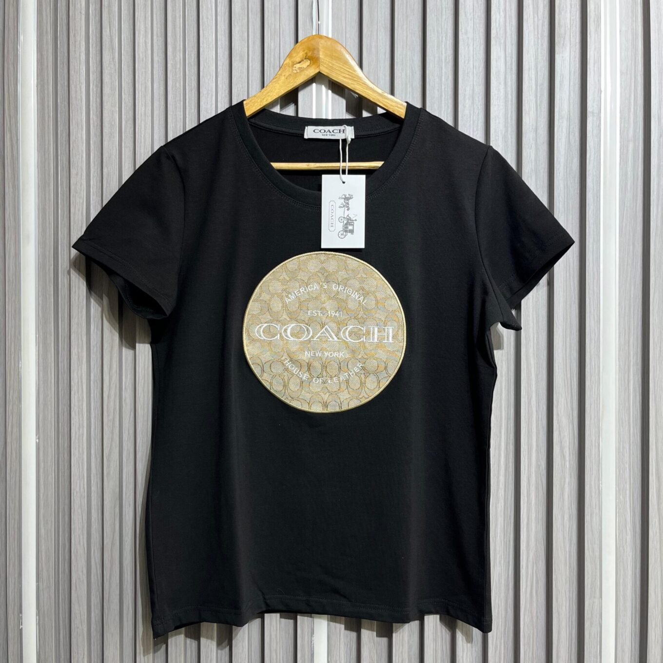 Coach Black Colour Classic T-shirt