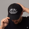 Amiri Black Baseball Cap