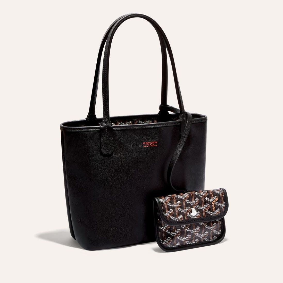 Goyard Anjou Mini Inside Out Black Tote