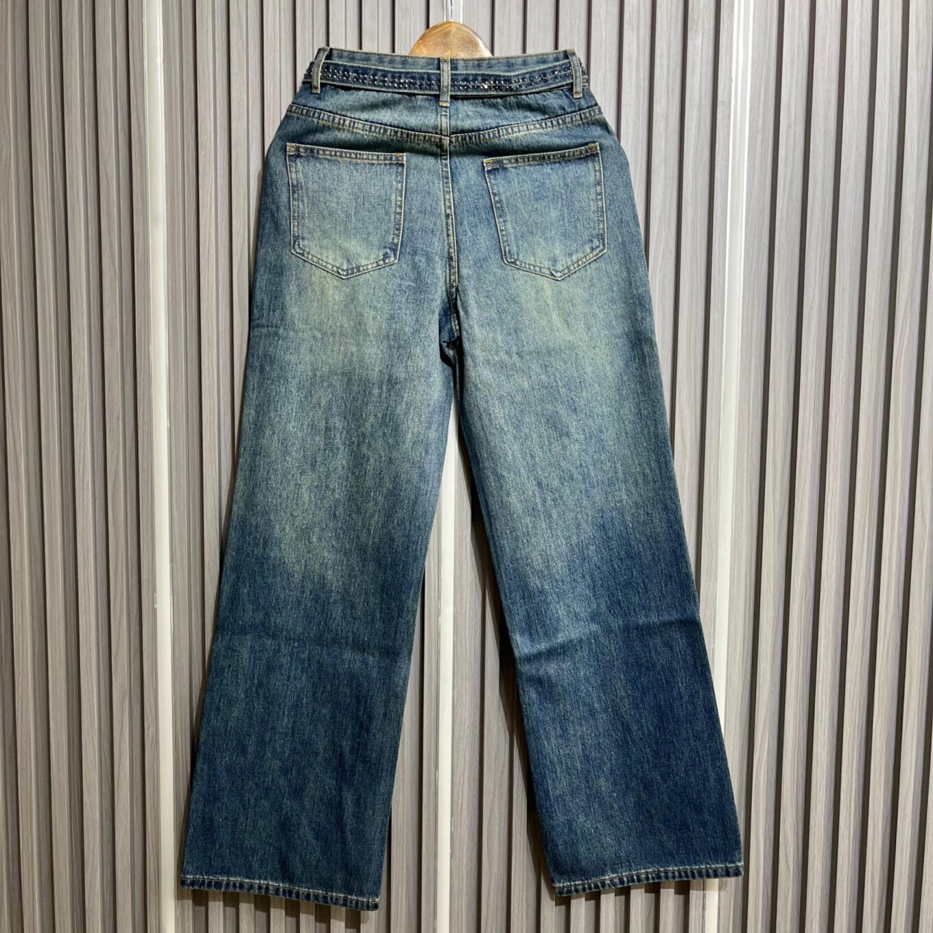 Miu Miu Studded Relaxed Fit Denim For Women