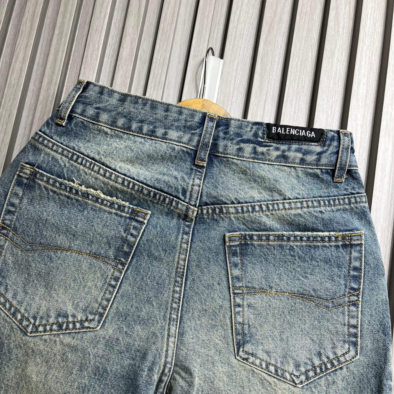 Balenciaga Relaxed Fit Bootcut Denim For Women