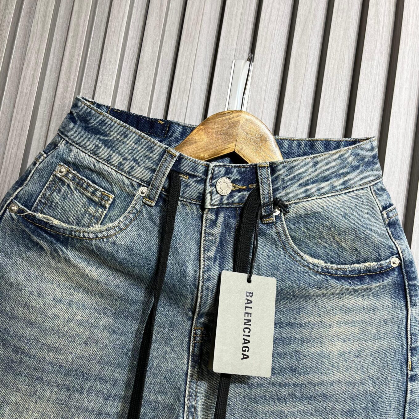 Balenciaga Relaxed Fit Bootcut Denim For Women
