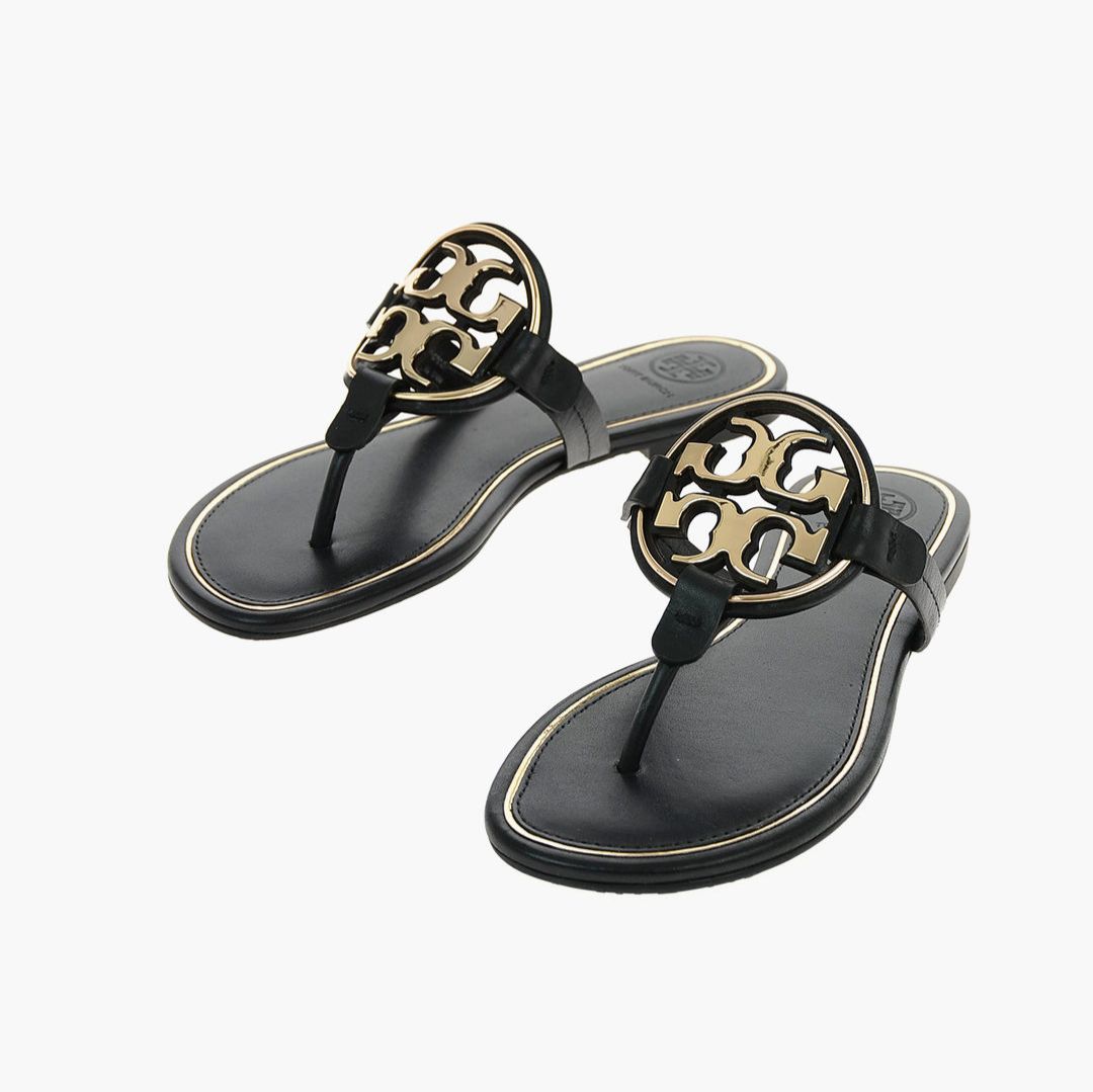 Tory Burch Miller Black Thong Sandal  For Women