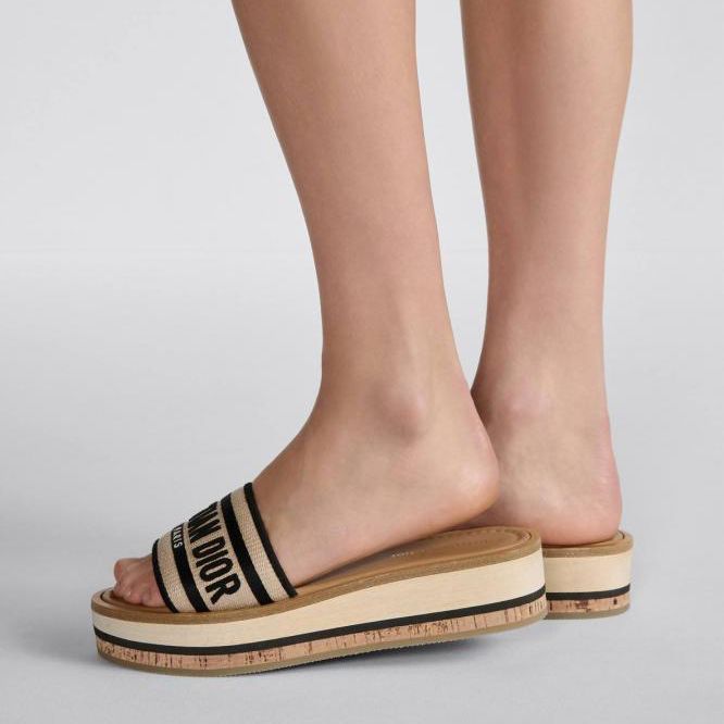 Christian Dior Dway Platform Slide For Women