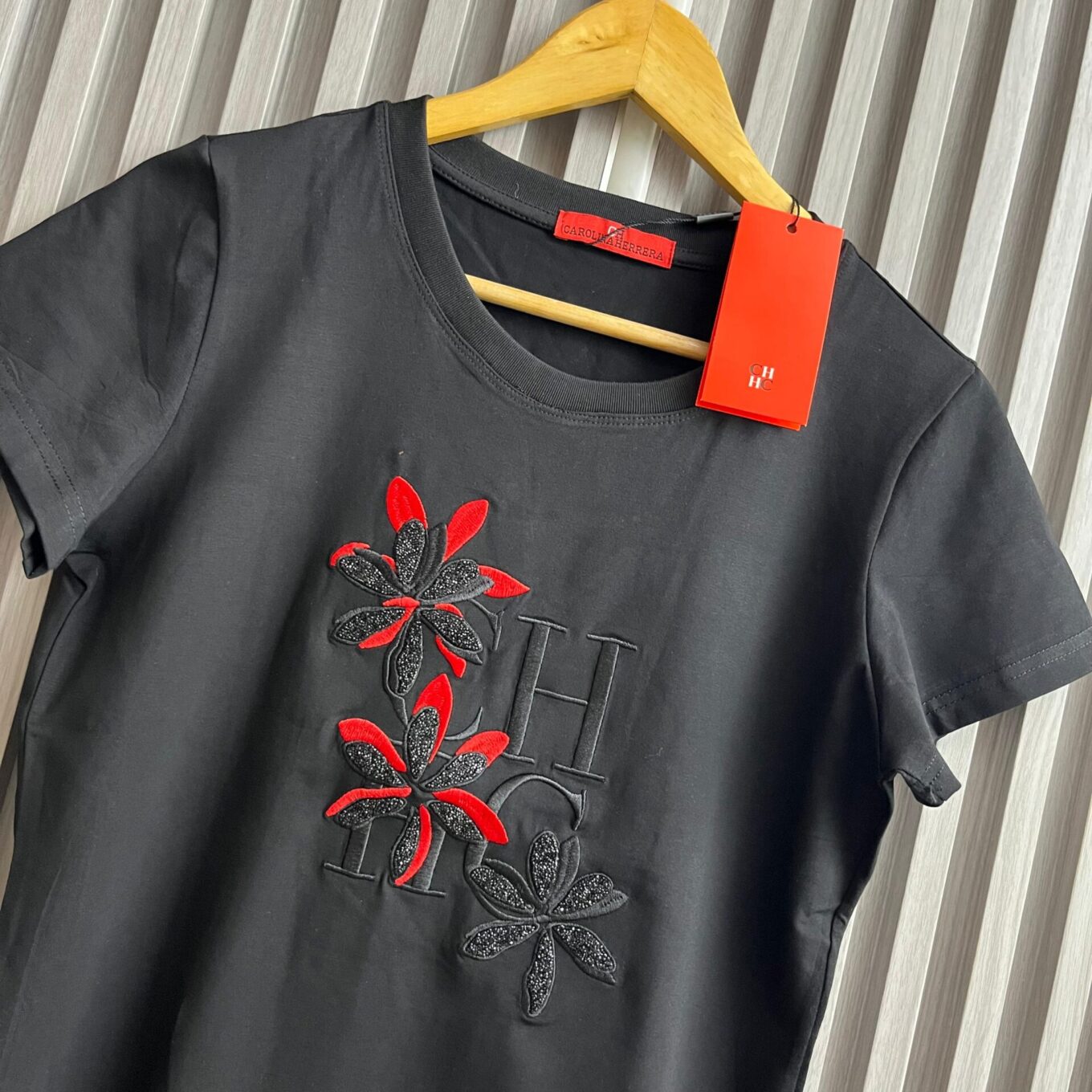 Carolina Herrera Black Tshirt For Women