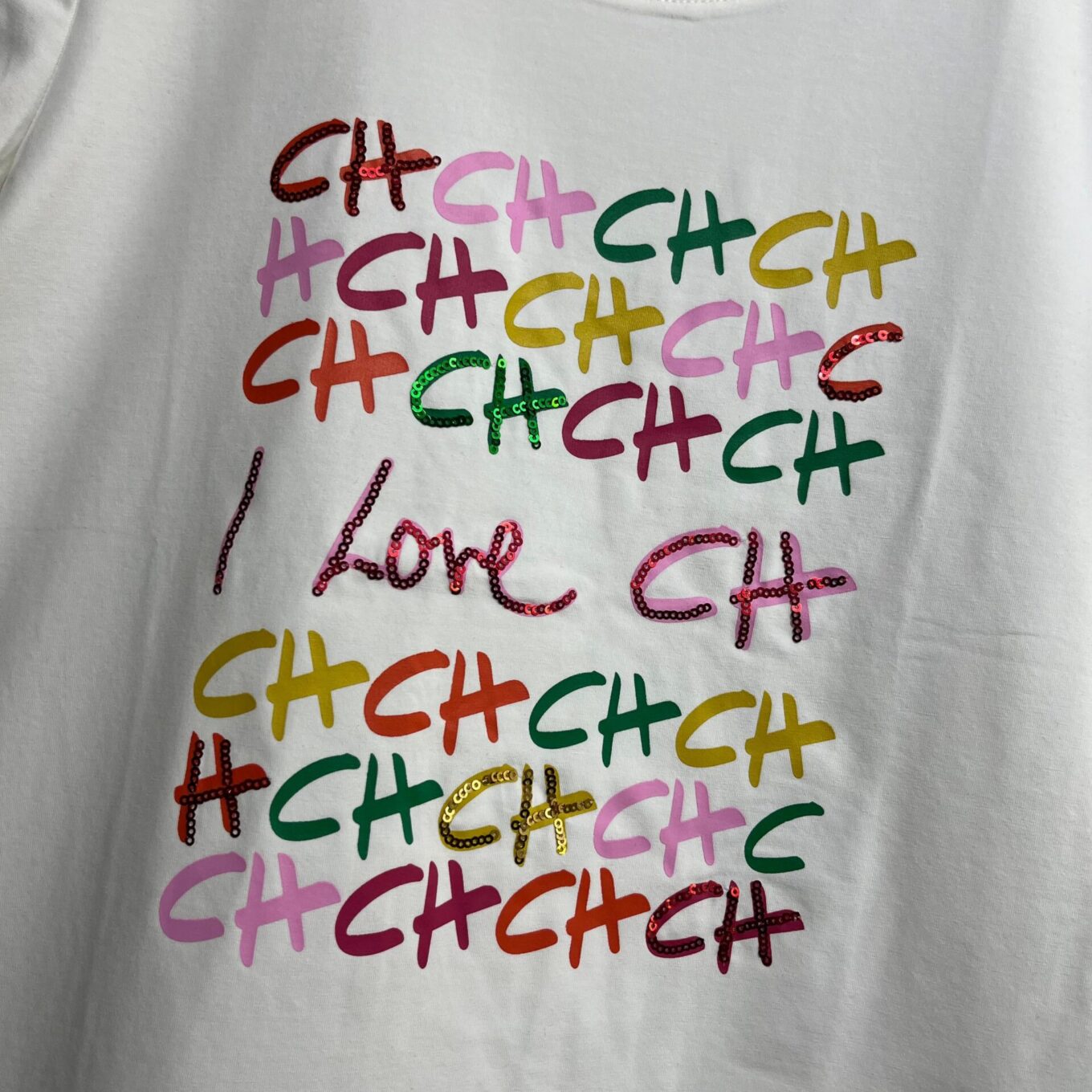 Carolina Herrera White Love Tshirt For Women