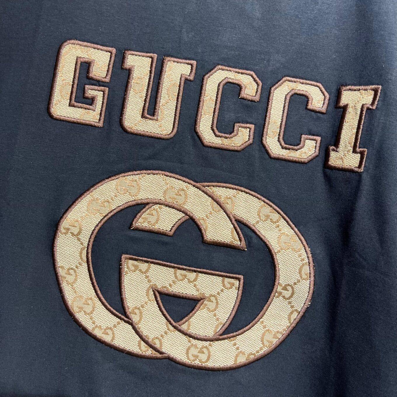 WhatsApp Image 2025-06-16 at 1.08.54 PM (1) Gucci Black Monogram T-shirt For Women