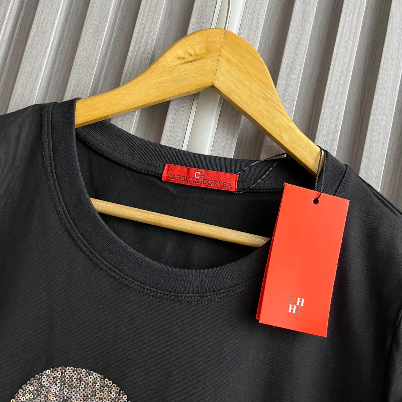 Carolina Herrera Black Love Tshirt For Women