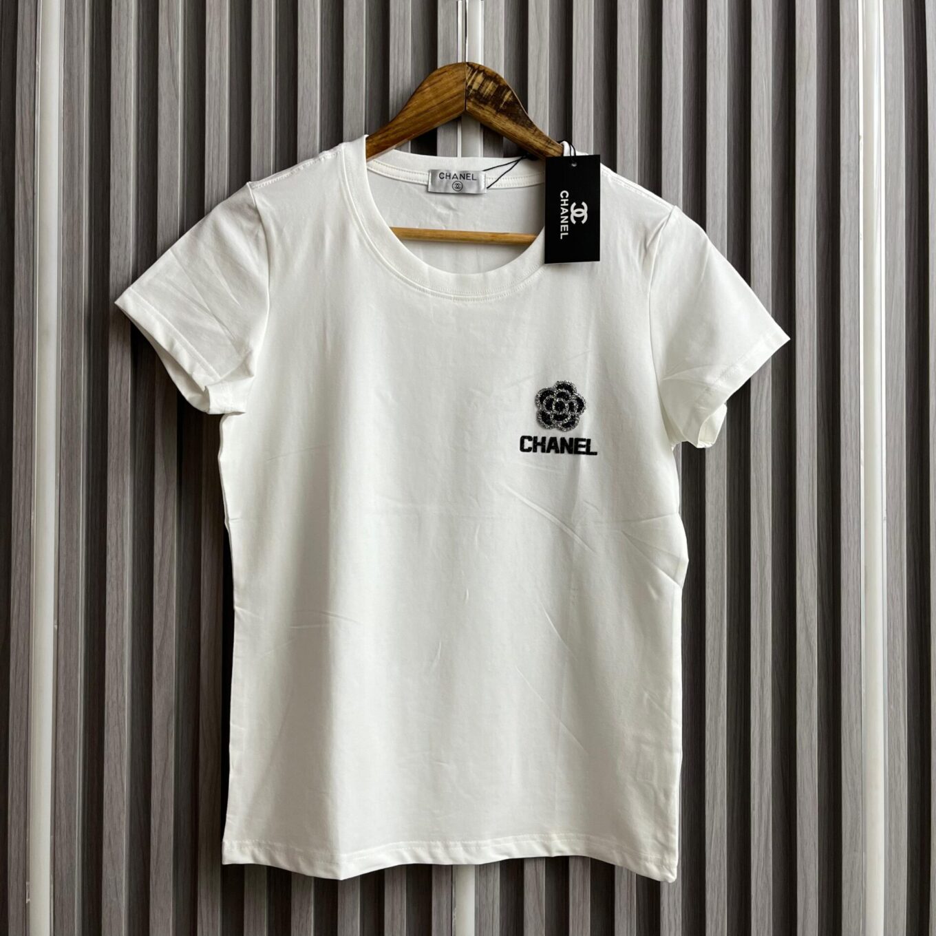 WhatsApp Image 2025-06-16 at 11.08.02 AM Chanel White Love Tshirt For Women