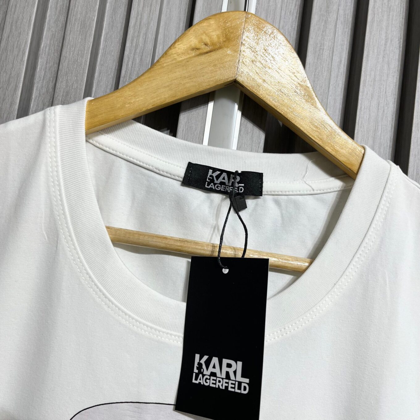 WhatsApp Image 2025-06-16 at 2.59.15 PM (1) Karl Lagerfeld White Classic Tshirt For Women