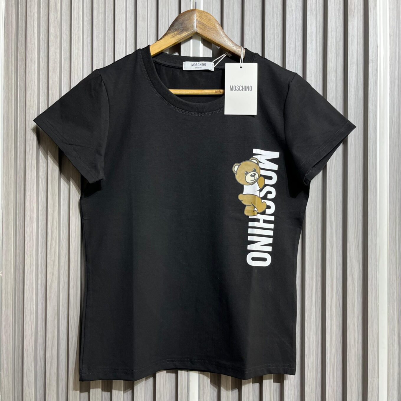 Moschino Black Tshirt For Women