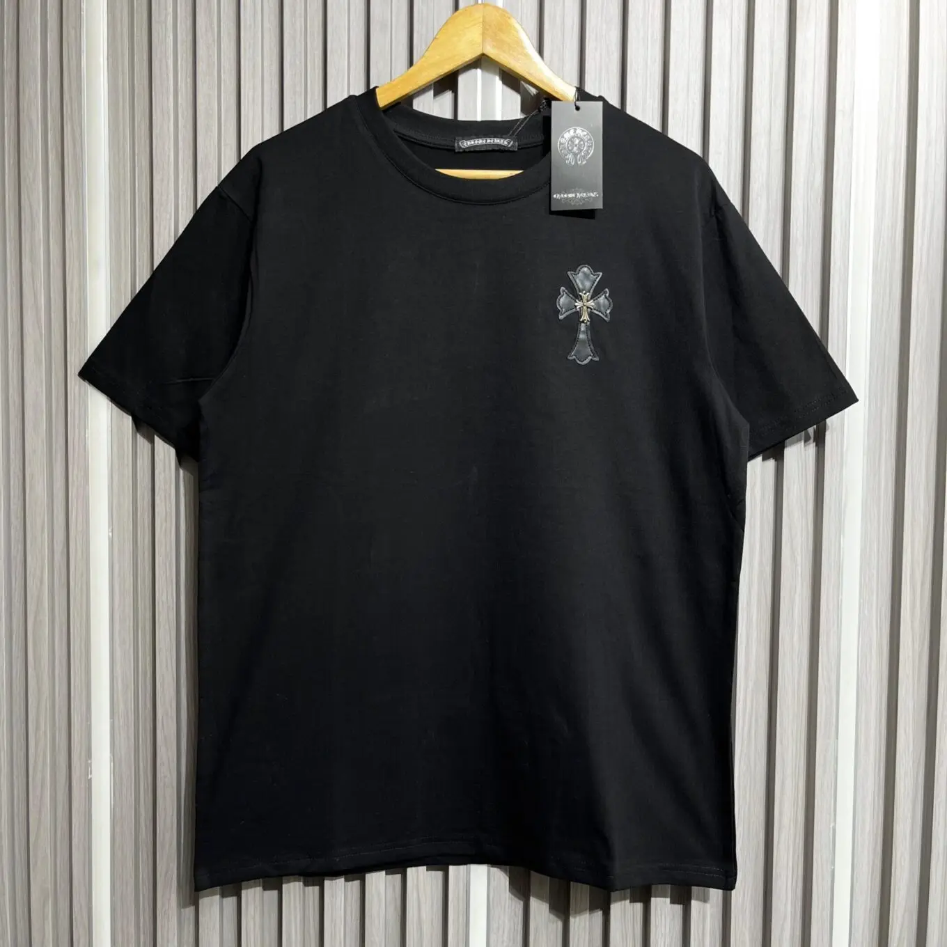 WhatsApp-Image-2025-06-16-at-5.59.39-PM-1 Chrome Heart Black Oversized T-shirt