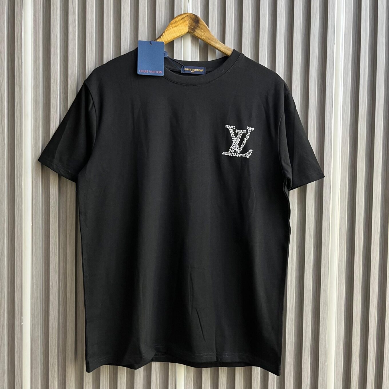 Louis Vuitton Mono Black Oversized T-shirt  For Women