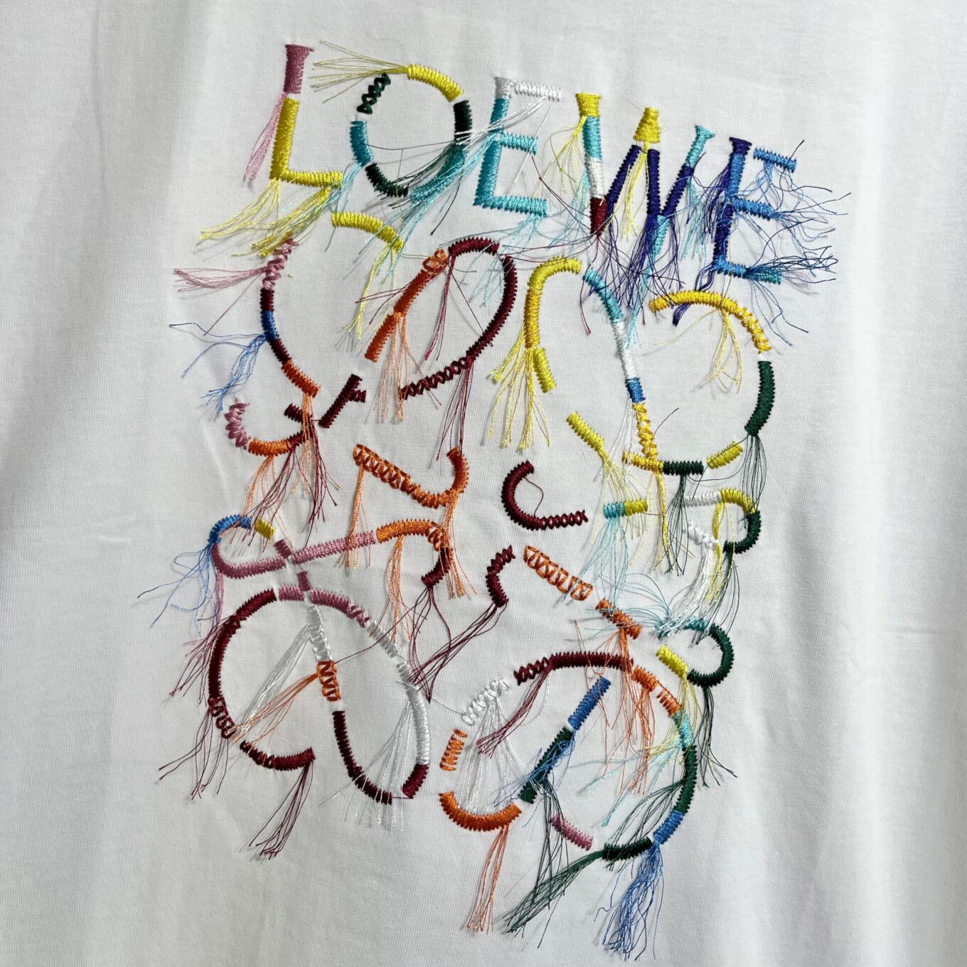 WhatsApp Image 2025-06-17 at 12.49.23 PM (1) Loewe White Oversized T-shirt For Women