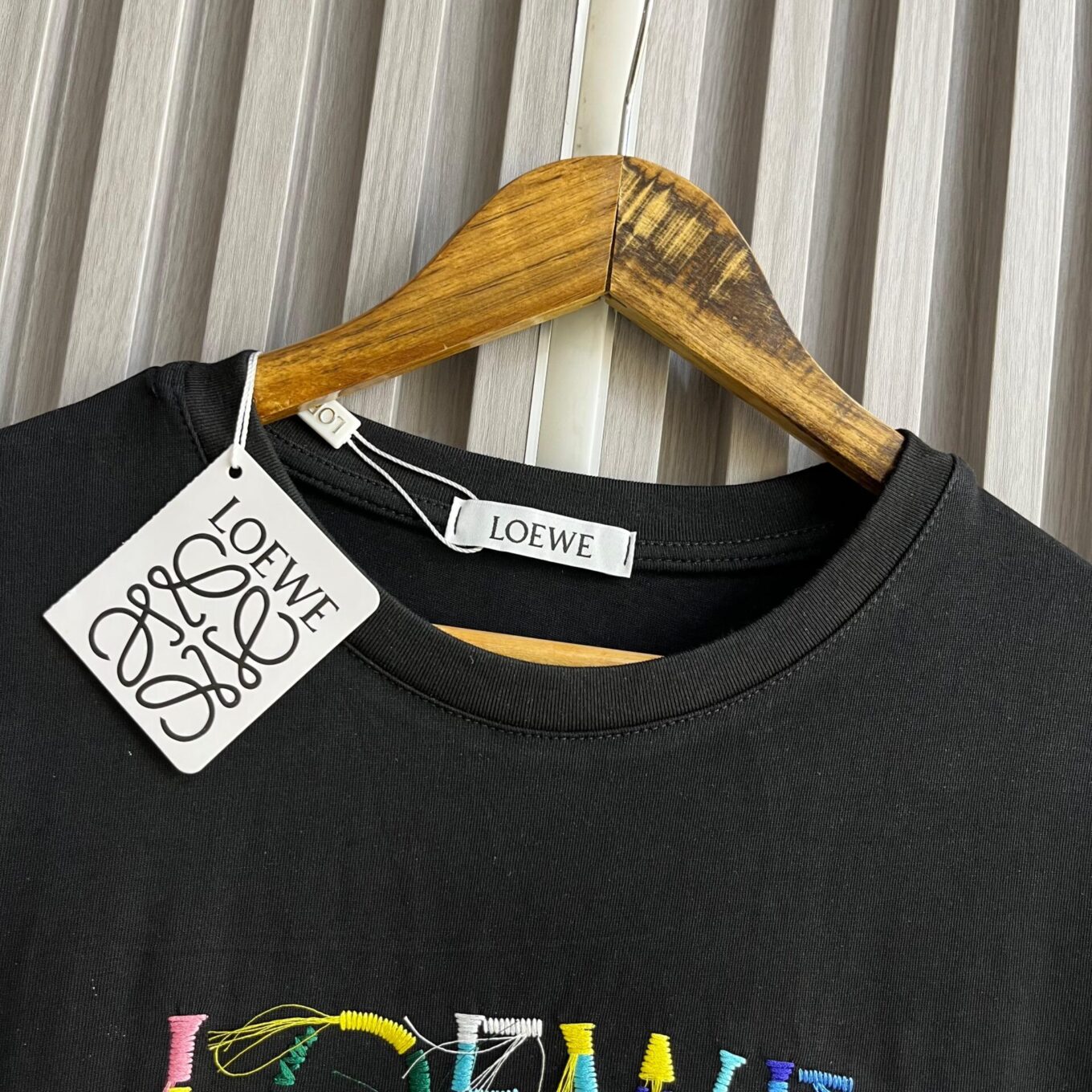 WhatsApp Image 2025-06-17 at 12.50.46 PM (1) Loewe Black Oversized T-shirt For Women