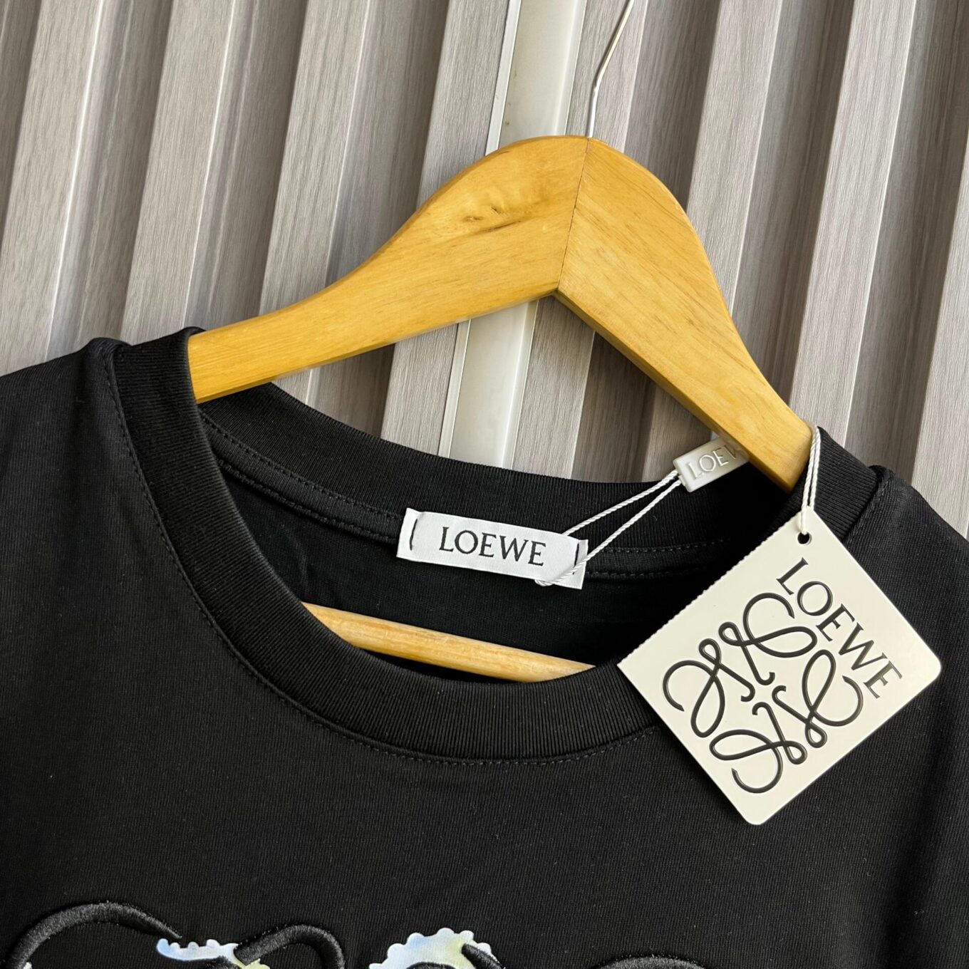 WhatsApp Image 2025-06-17 at 12.53.45 PM Loewe Octopus Black Oversized T-shirt For Women