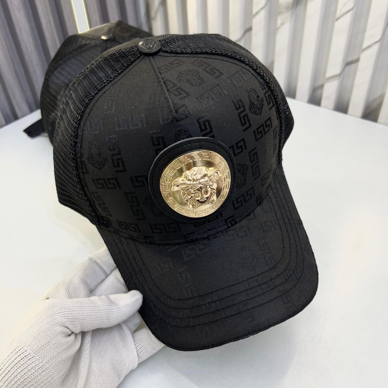 Versace Monogram Baseball Cap