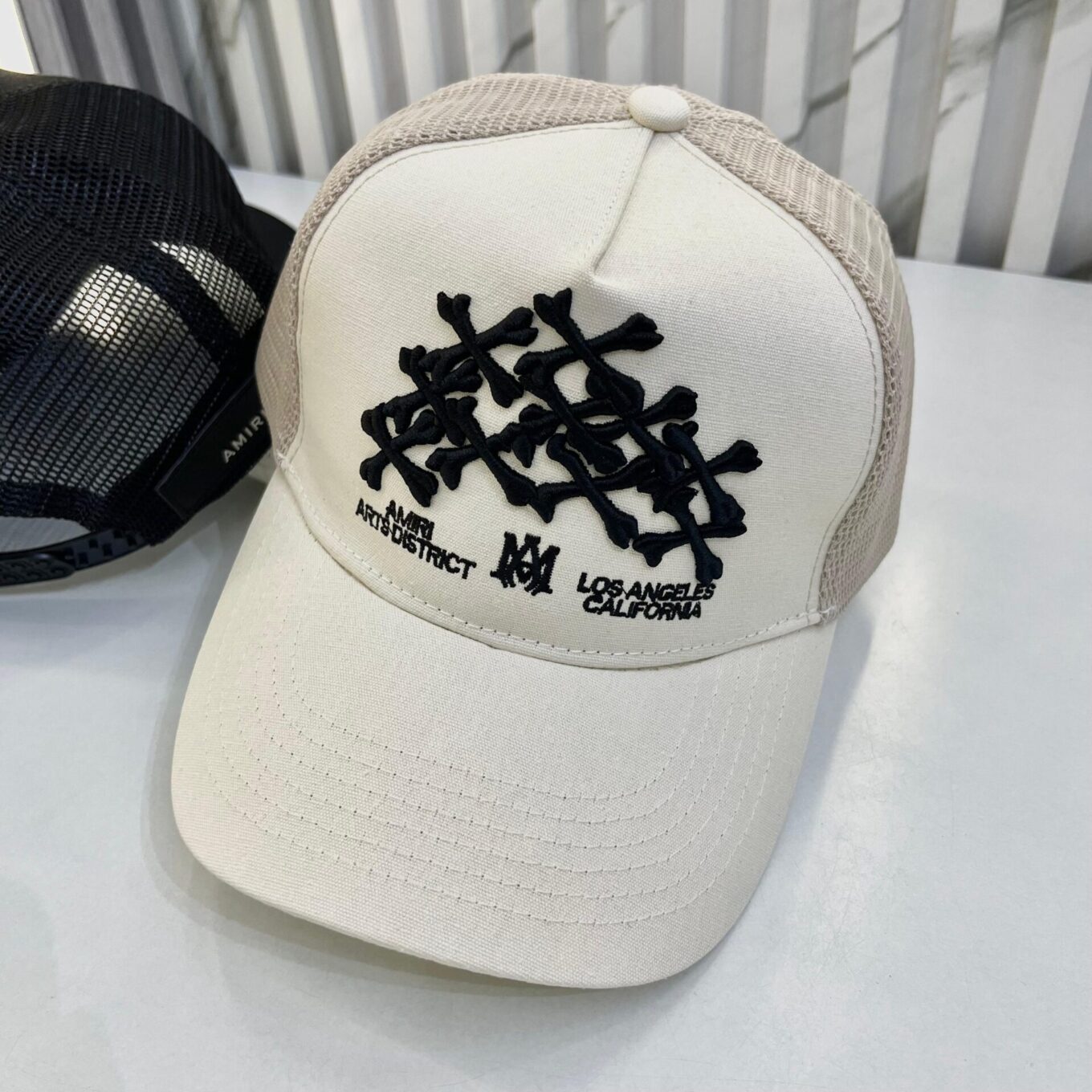 Amiri White Bone Baseball Cap
