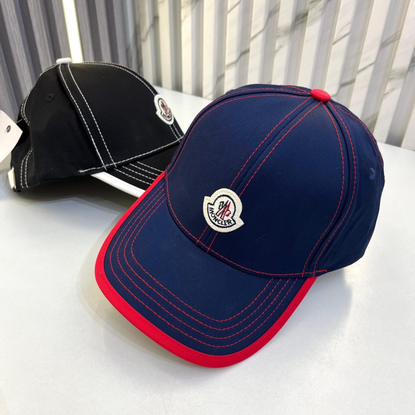 Moncler Blue Baseball Cap