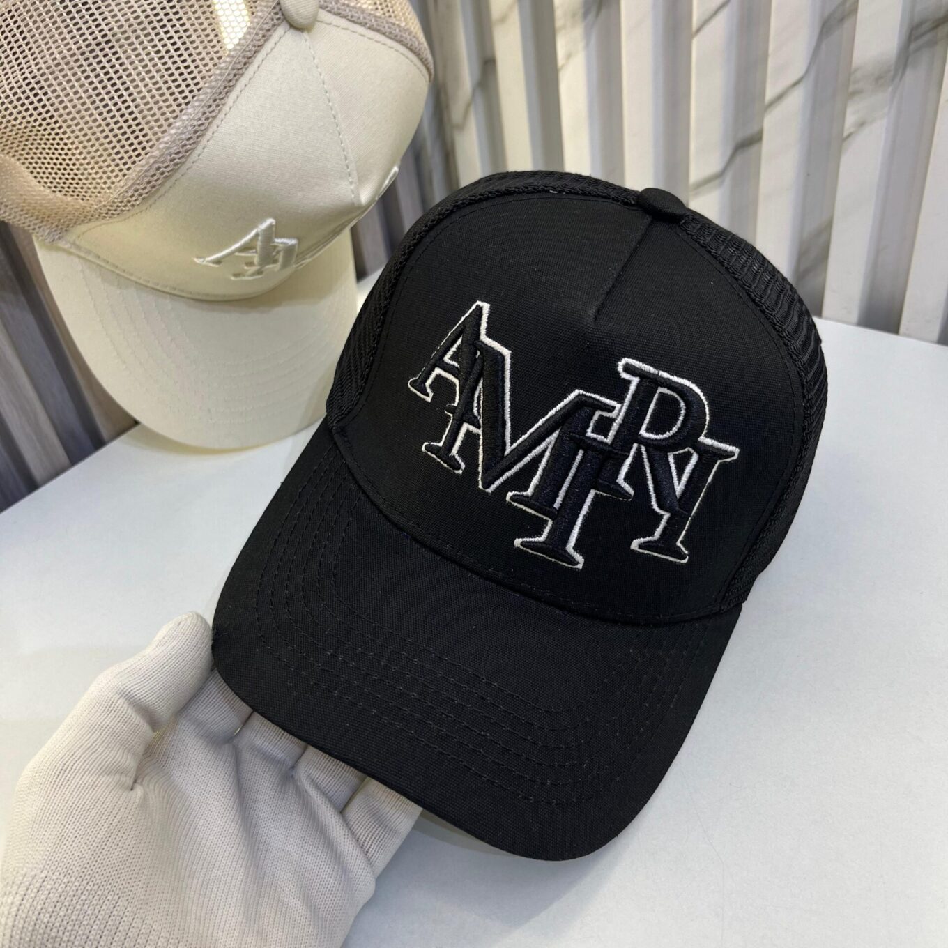 WhatsApp Image 2025-06-17 at 5.33.29 PM (1) Amiri Black Baseball Cap