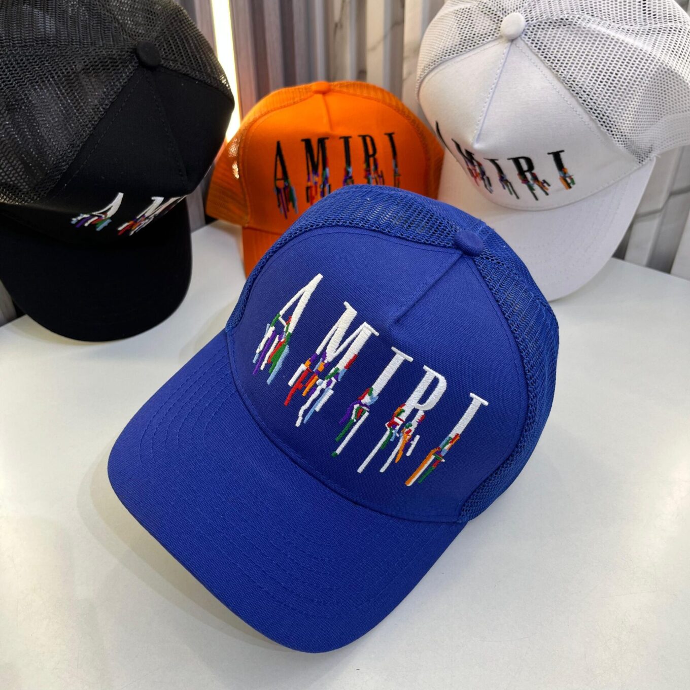 Amiri Blue Baseball Cap