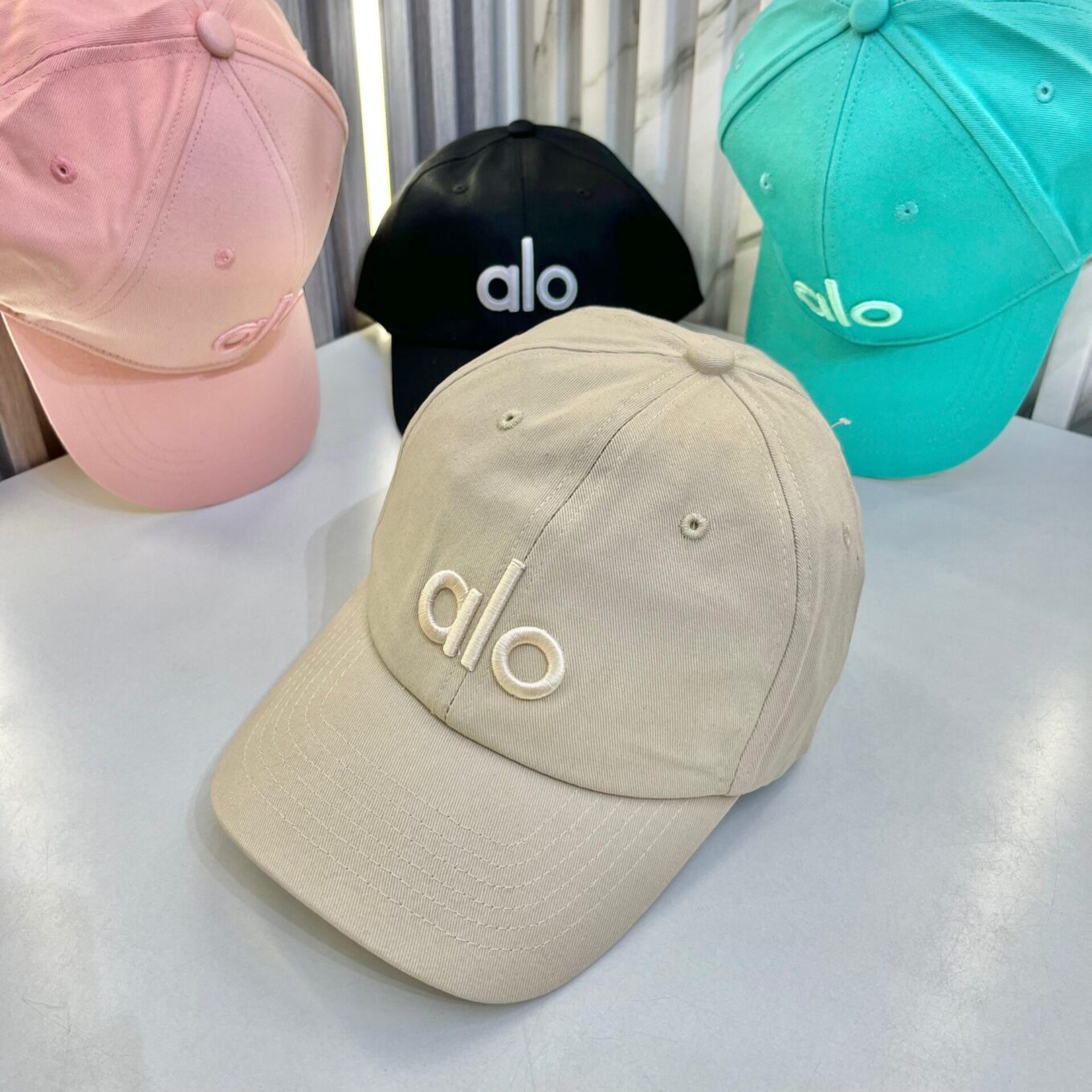 Alo Beige Baseball Cap