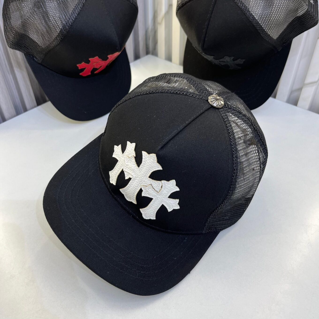 Chromeheart Cemetary Black White Baseball Cap