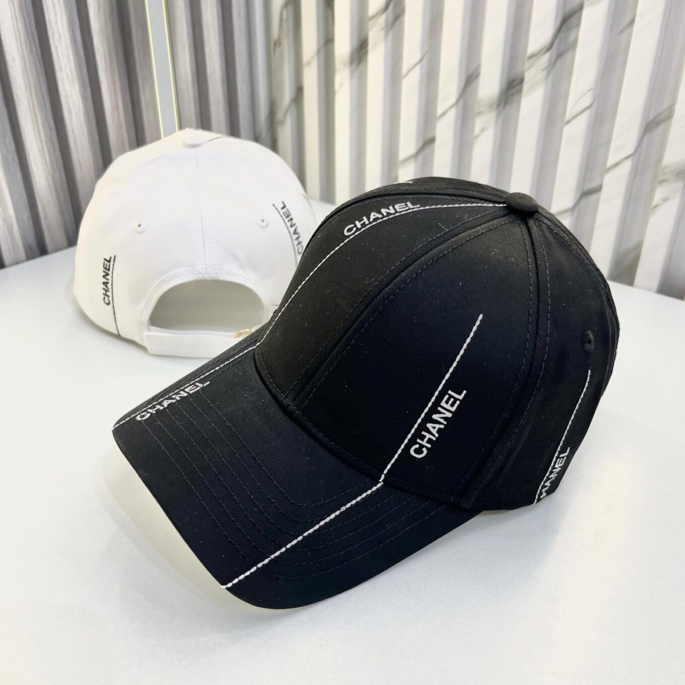 Chanel Black Classic Baseball Cap