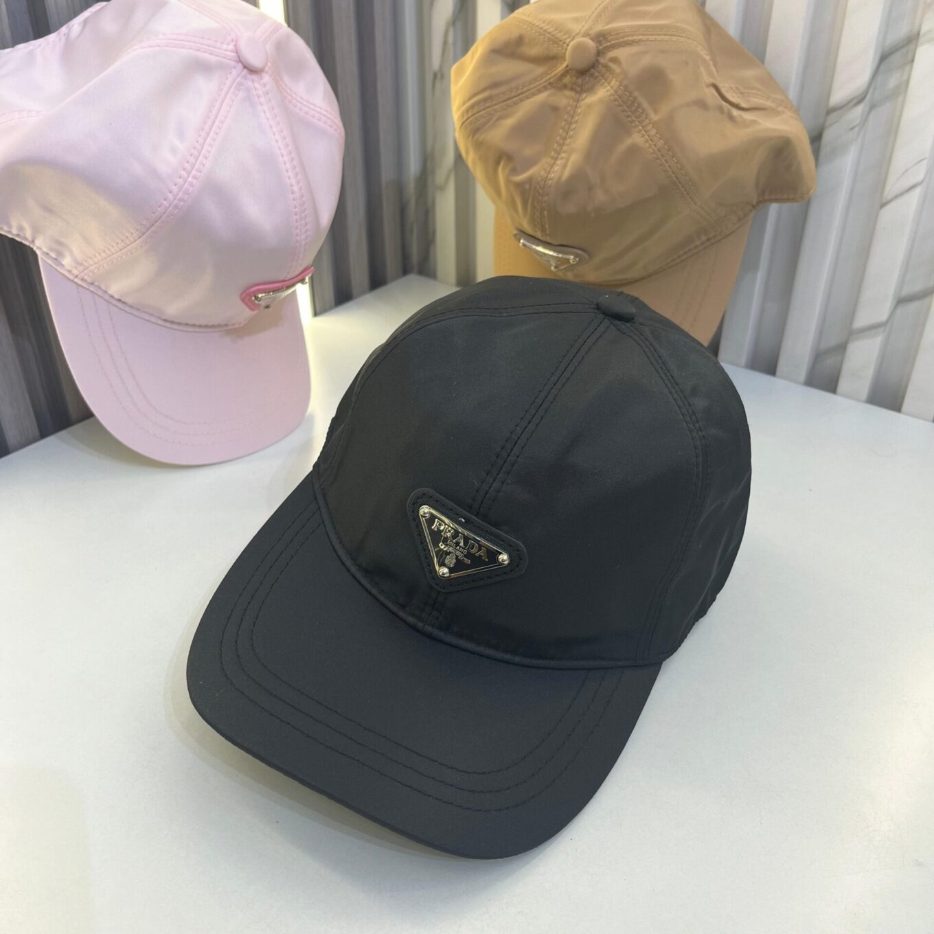 Prada Black Baseball Cap