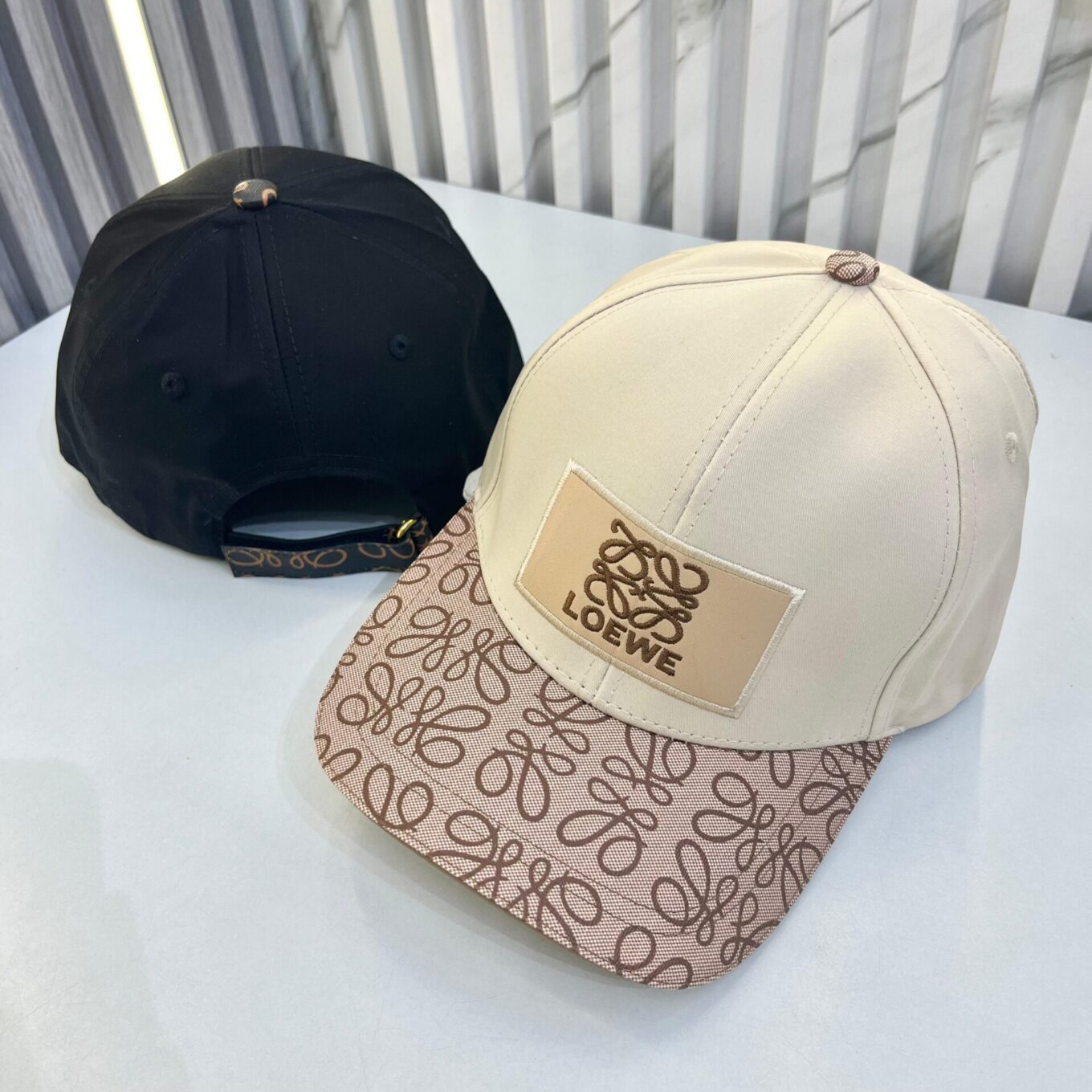 Loewe Beige Baseball Cap