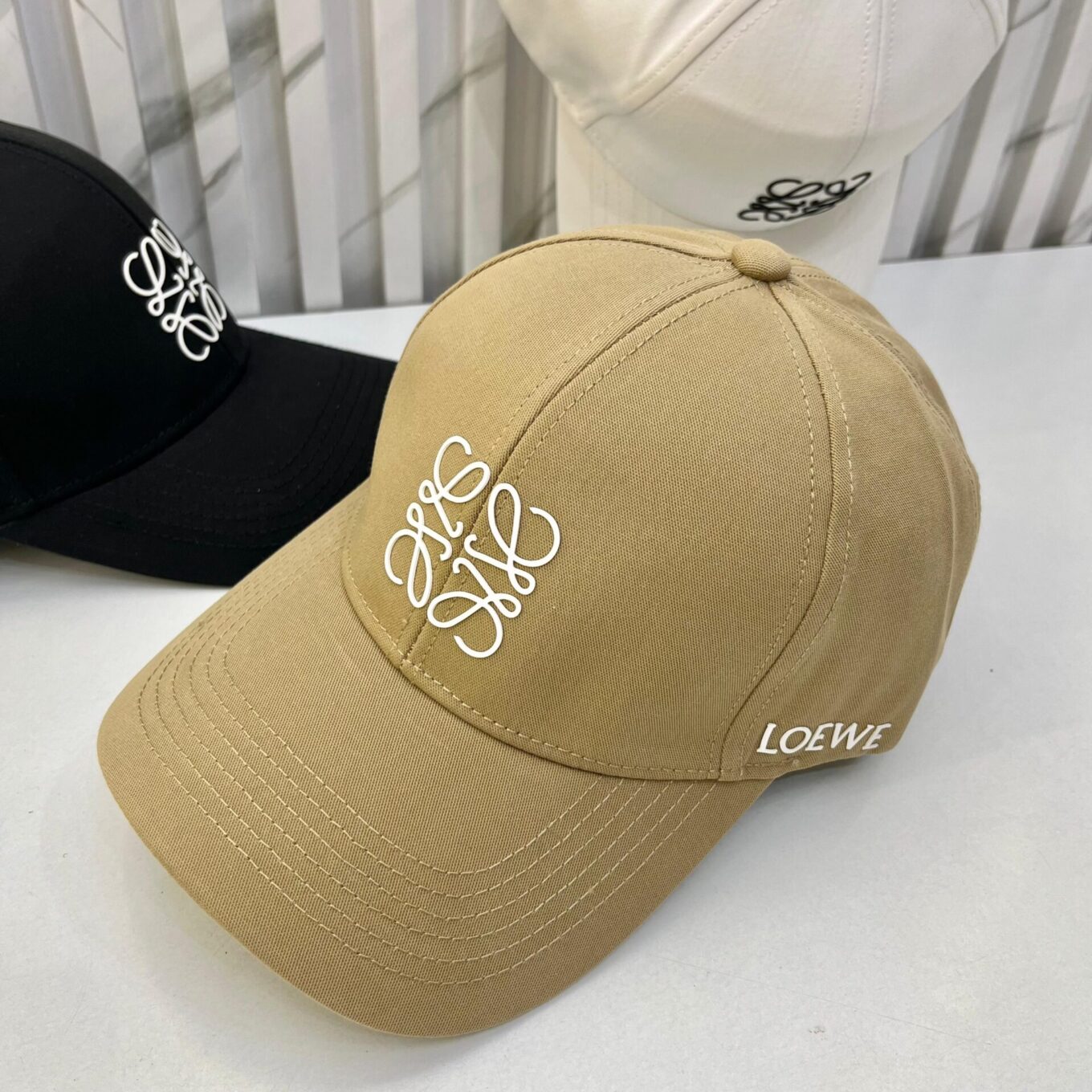 Loewe Beige Classic Baseball Cap
