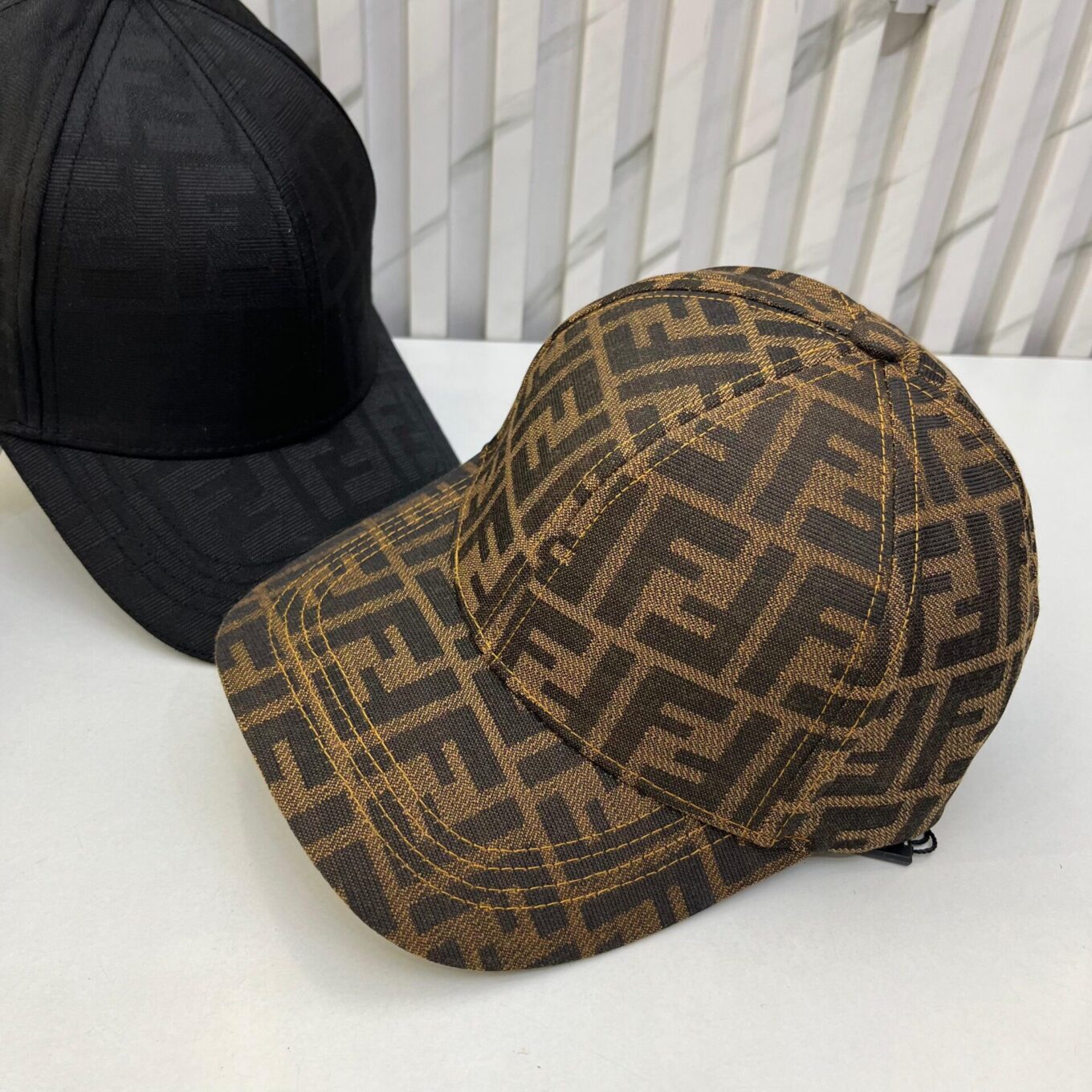 Fendi Coffee FF Baseball Cap