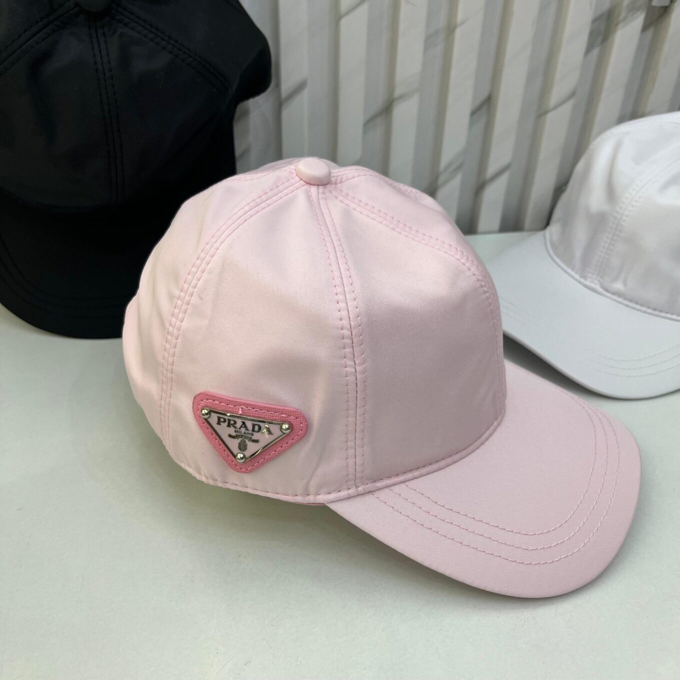 Prada Pink Baseball Cap