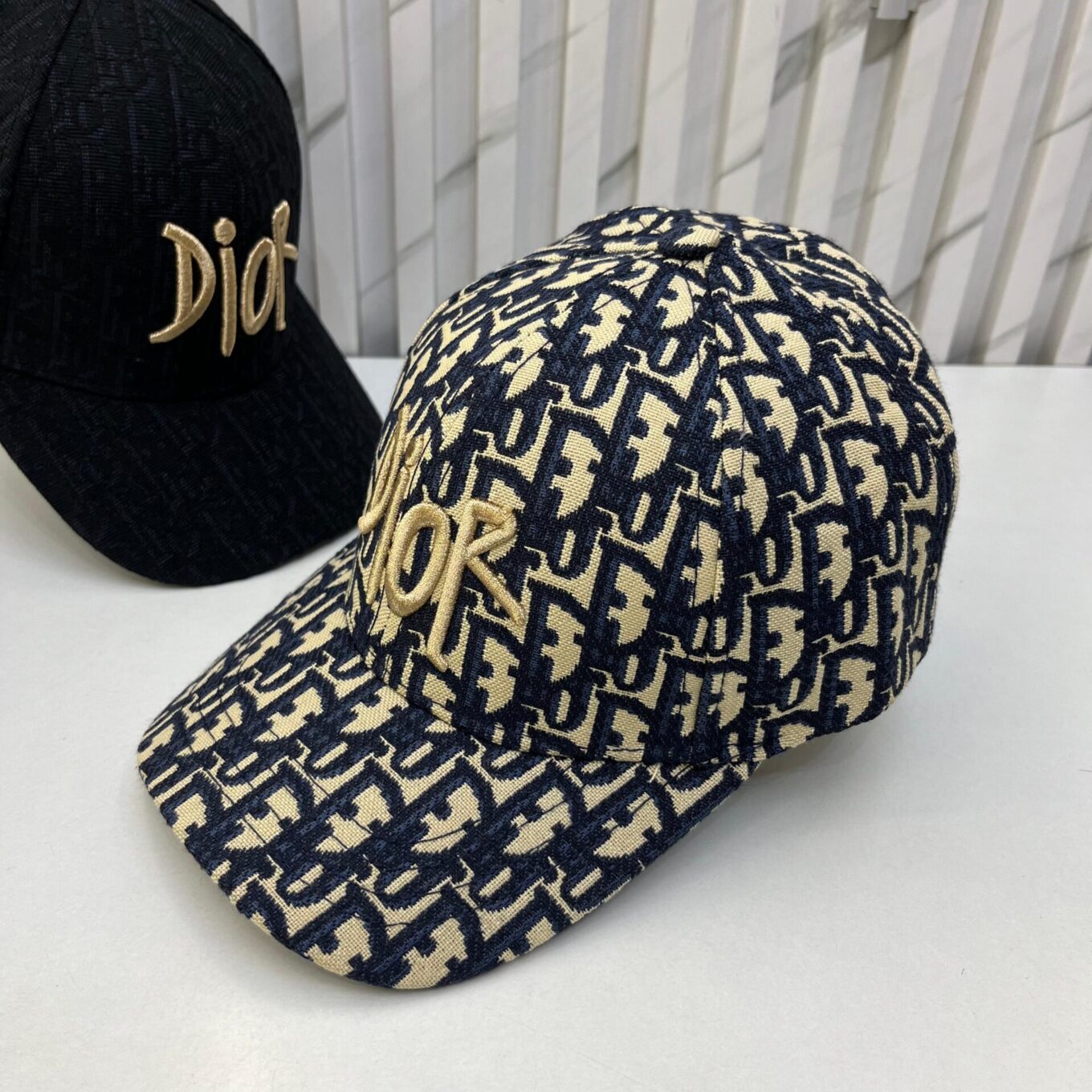 WhatsApp Image 2025-06-18 at 10.42.14 AM Christian Dior Blue Baseball Cap