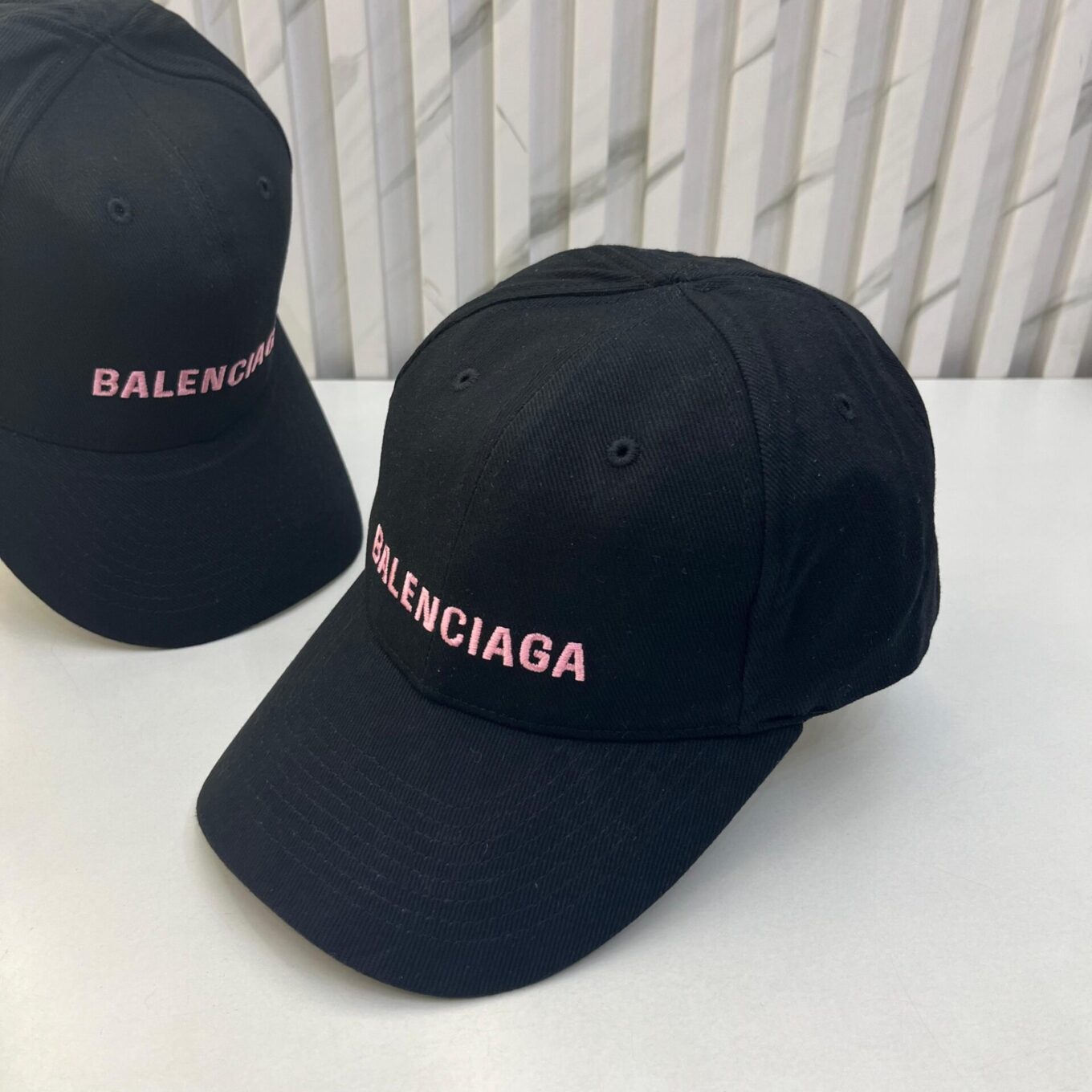 Balenciaga Black Pink Baseball Cap