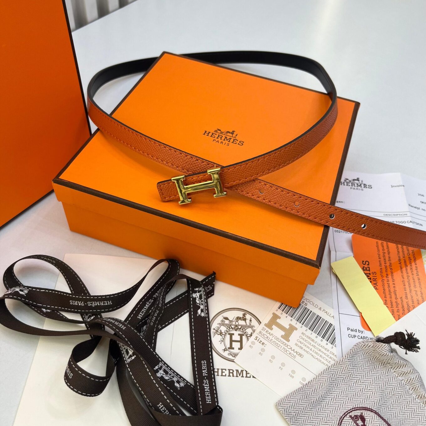 Hermes Signature H Women’s belt